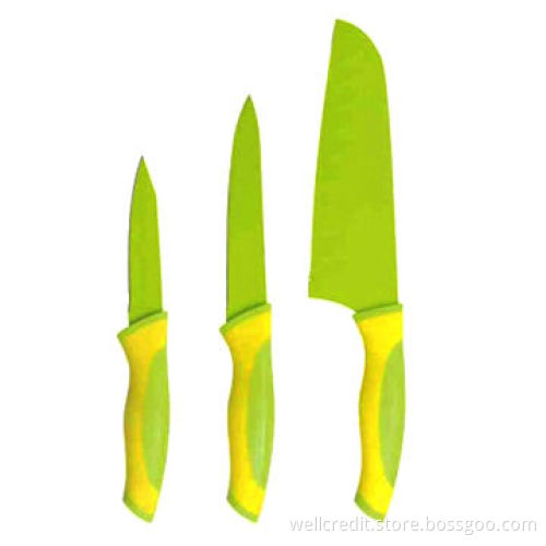 3-piece Good-quality non-stick knife set